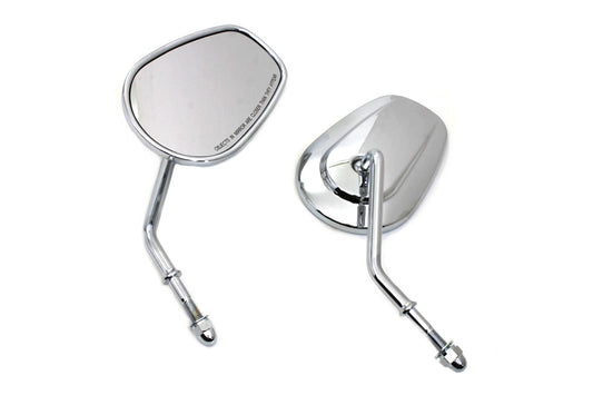 HARLEY Chrome Taper Convex Mirror Set fits 0- All, models