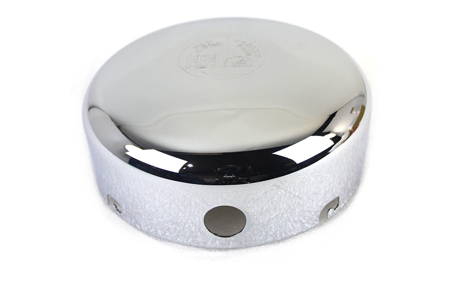 HARLEY Round Air Cleaner Cover with World's Fair Emblem fits 0- Custom, applications