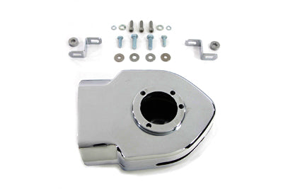 HARLEY Wyatt Gatling V-Charger Luftfilter Chrom Passend für 1984-1991 FLT, 1984-1991 FXR, 1984-1991 F