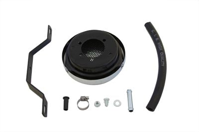 HARLEY Wyatt Gatling Chrom Luftfilter gebohrt Passend für 1972-1984 FL, 1972-1984 FX, 1984-1989 FXST,