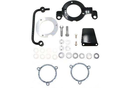 HARLEY M8 EFI Luftfilter-Halterungskit Schwarz Passend für 2017-UP FLT, 2018-UP FLST, 2018-UP FXST