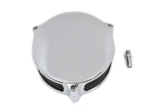 HARLEY Wyatt Gatling Chrom Deco Luftfilter-Baugruppe Passend für 1971–1987 XL, 1971–1990 FX,