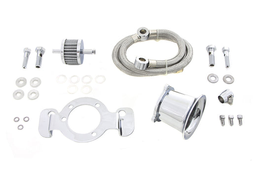 HARLEY Velocity Stack Kit Chrom passend für XL ab Bj. 1991,