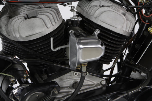 HARLEY Linkert Vergaser Lufthutze poliert Passend für 1941-1965 FL, 1936-1952 EL, 1936-1952 G,