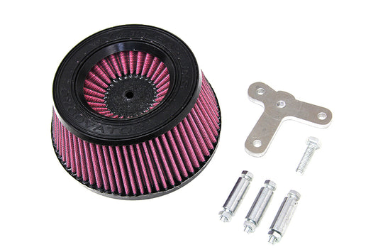 HARLEY Wyatt Gatling Inverted Luftfilter-Kit passend für 0- Ersatz, für V-Twin #34-1365 Wyatt Gatling