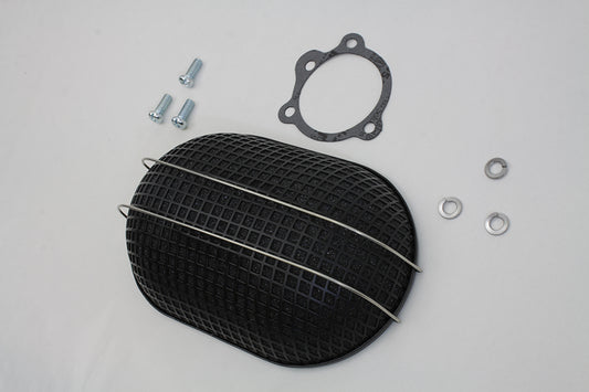 HARLEY Wyatt Gatling Black Turbo Luftfilter passend für 1972-1984 FL, 1972-1984 FX, 1972-1984 XL,