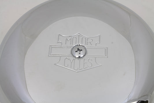 HARLEY 7 Zoll Runder Luftfilter Chrom Passend für 1971-1987 XL, 1971-1992 FX, 1971-1992 FL,
