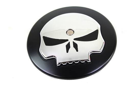 HARLEY Wyatt Gatling Totenkopf Luftfilterabdeckungseinsatz passend für 1999–2013 FLT, 2000–2015 FXST, 1999–200