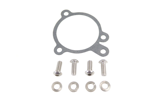 HARLEY Shorty Air Cleaner Mount Kit Stainless Steel Fits 0- Custom, application for Super E"