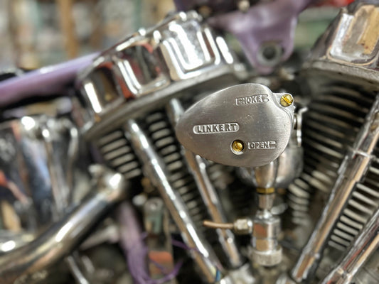 HARLEY Right Side Linkert Air Dam Alloy fits 1936-1952 EL, 1941-1965 FL,