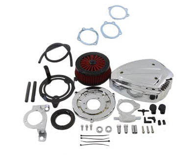 HARLEY Siren Luftfilterbaugruppe Chrom Passend für 1991–2006 XL,