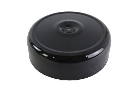 HARLEY Wyatt Gatling Air Cleaner Cover Round 8 inch Black Fits 1990-1992 FXST, 1990-1992 FLST, 1