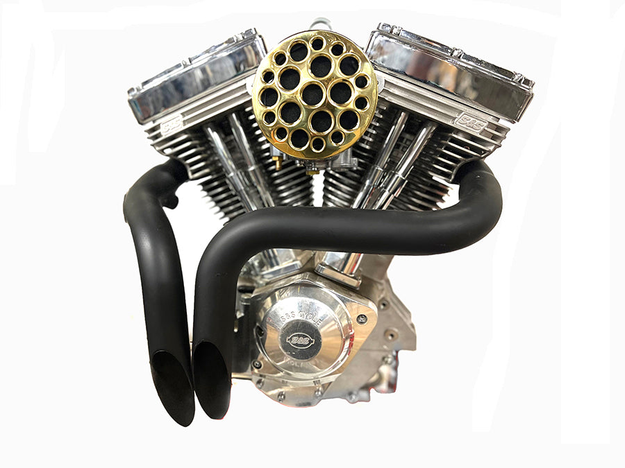 HARLEY Wyatt Gatling Brass Drilled CV Air Cleaner fits 1988-2006 XL, 1993-2006 FX,