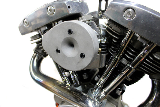 HARLEY Wyatt Gatling Teardrop-Vergaserabdeckung, passend für 1971–1987 FX, 1971–1987 FL, 1971–1987 FL,