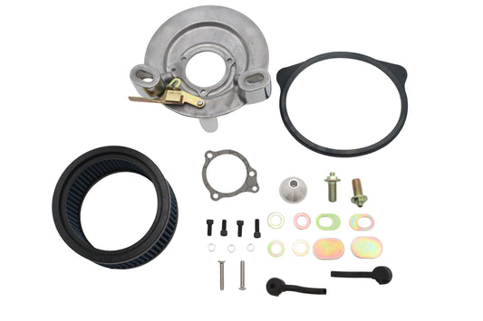 HARLEY Ultima Free Flow Luftfilter-Kit mit Kühlrippen, poliert, passend für 0- Custom, Anwendung