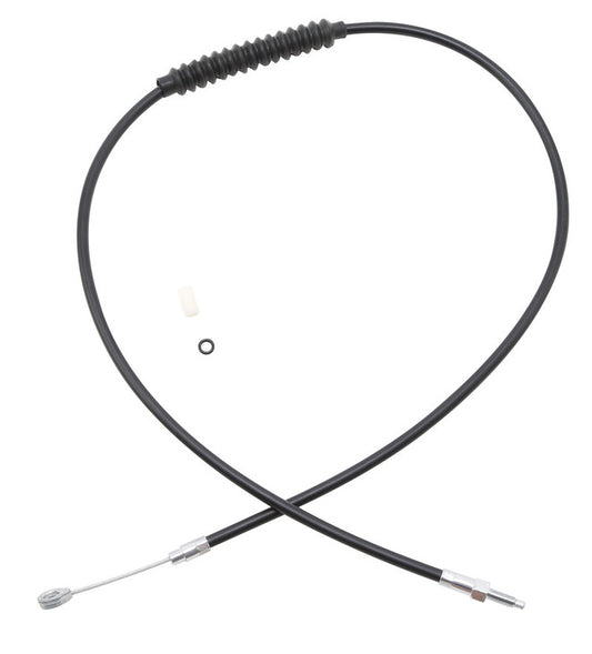 Custom Chrome HARLEY BLACKCLUTCH-CABLE HOUSING 52.4" FREE 2.7" ADJUSTER 22.8"