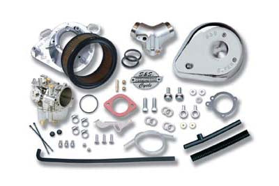 HARLEY S&S 1-7/8 inch Super E Carburetor Kit fits 1978-1984 FL, 1978-1984 FX,