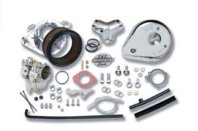 HARLEY S&S 1-7/8 inch Super E Carburetor Kit fits 1984-1992 FXST, 1984-1992 FXR, 1984-1992 FLT, 1986-1992 FLST,