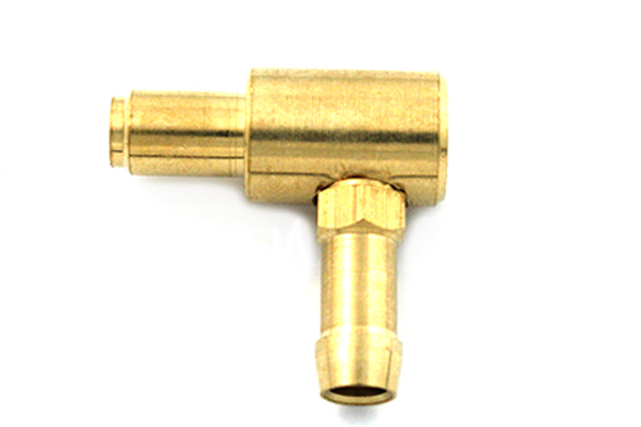 HARLEY High Flow Fuel Inlet Brass fits 1976-1984 FL, 1976-1984 FX, 1973-UP XL, 1984-2017 FXST, 1986-2017 FLST, 1991-2017 FXD, 1982-1994 F
