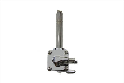 HARLEY Pingel Chrome Petcock Vacuum Operated Left Side Left Spigot fits 1995-2017 FXST, 1995-2017 FLST,