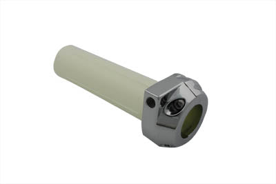 HARLEY Chrome Handlebar Throttle Clamp and Tube Set fits 1982-1984 FL, 1982-1984 FX, 1982-1995 XL, 1984-1995 FXST, 1986-1995 FLST, 1982-199