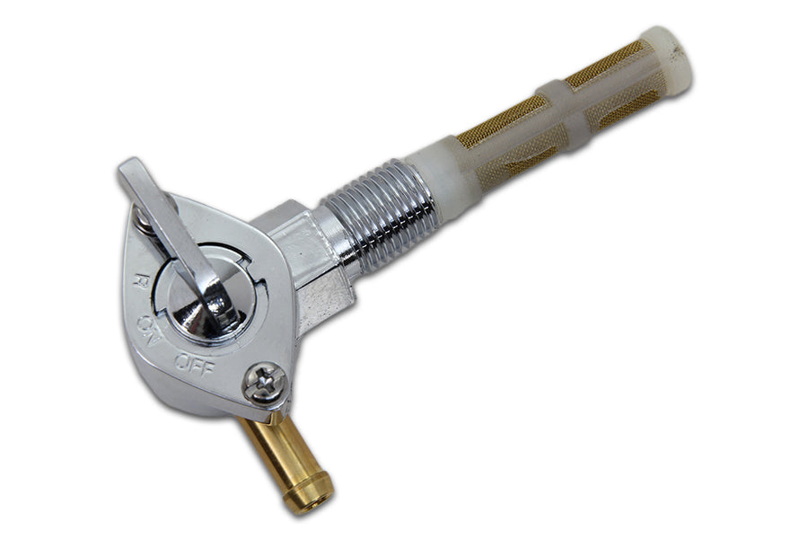 HARLEY Chrome Petcock with 90? Outlet fits 0- Custom, application