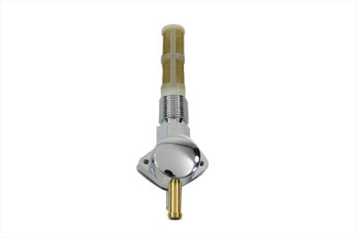 HARLEY Petcock Straight Outlet Chrome fits 1965-1974 FL, 1971-1974 FX, 1955-1974 XL,