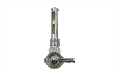 HARLEY Petcock Right Outlet Chrome fits 1965-1974 FL, 1971-1974 FX, 1955-1974 XL,