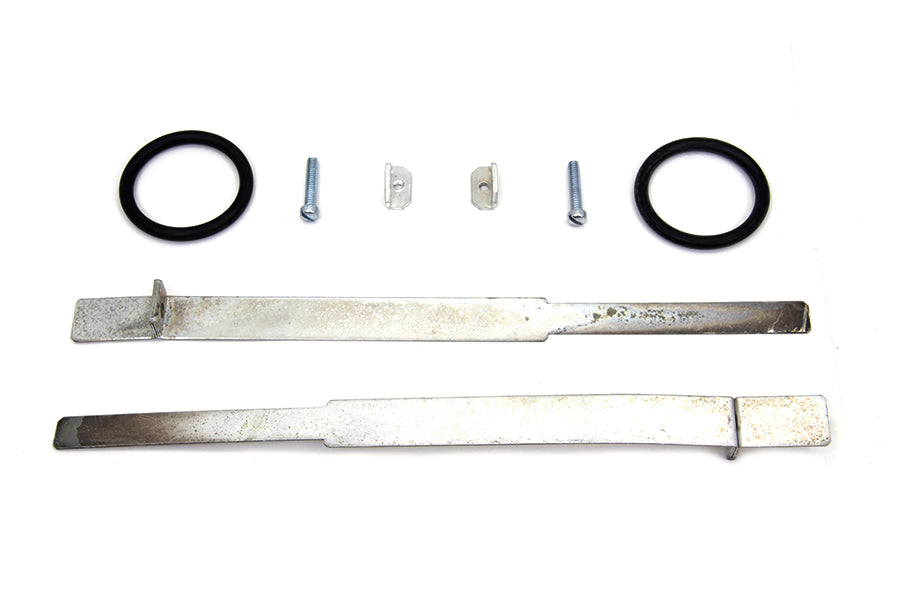 HARLEY Replica Cadmium Intake Manifold Clamp Set fits 1957-1977 XL, 1955-1977 FL, 1971-1977 FX,