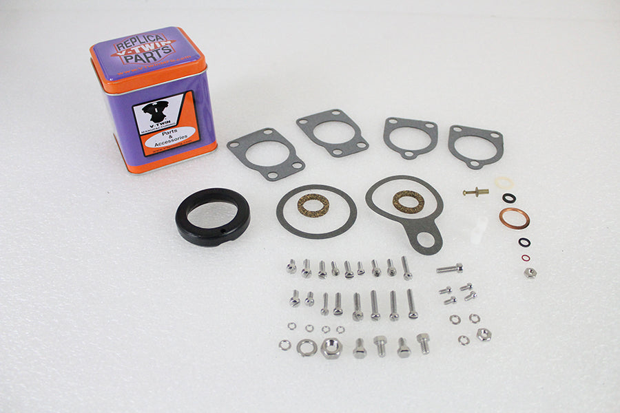 HARLEY Carburetor Service and Hardware Kit fits 1936-1952 EL, 1941-1965 FL, 1936-1956 G, 1936-1952 W,