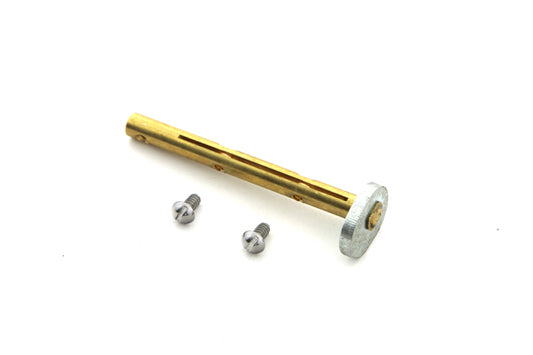 HARLEY Replica Brass Linkert Carburetor Choke Shaft fits 1933-1948 UL, 1937-1952 G, 1941-1952 W,