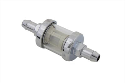 HARLEY Kleer-Thru Fuel Filter Chrome and Glass Fits 0- Custom, application