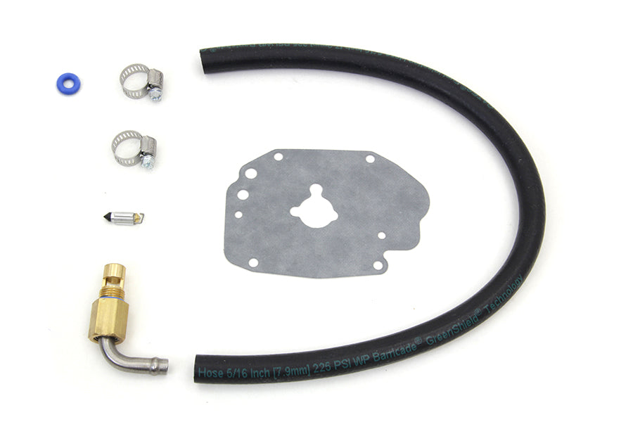 HARLEY Retrofit Fuel Line Kit Black for S&S inchE inch and OKO Car fits 0- Custom, application for S&S Super E, G and OKO carburetors