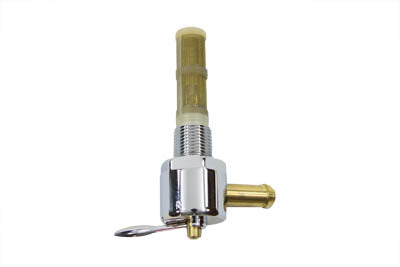HARLEY Sifton Chrom Benzinhahn nach hinten gerichtet passend für 1965-1974 FL, 1971-1974 FX, 1955-1974 XL,