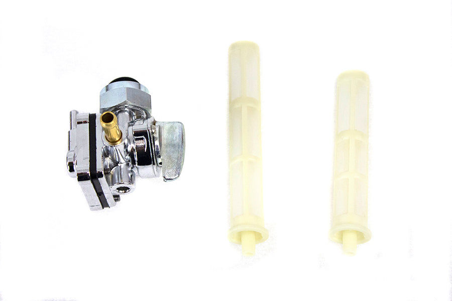 HARLEY Petcock with Male Thread Chrome fits 1995-2001 FXST, 1995-2001 FLST, 1995-2001 FLT, 1995-2001 FXD,