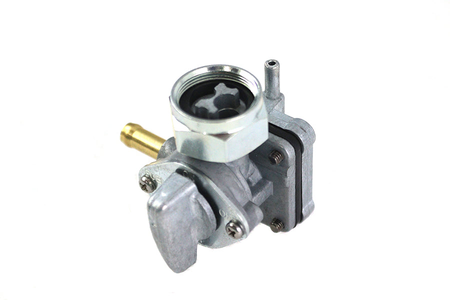 HARLEY Petcock Fuel Valve Natural Alloy fits 2002-2006 FLT, 2002-2006 FXST, 2002-2006 FLST, 2002-2006 FXD,