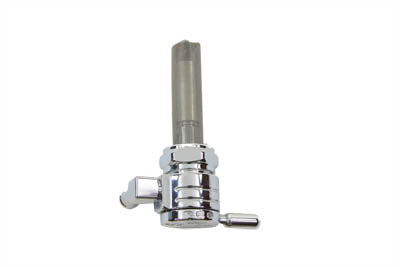 HARLEY Chrome Sifton Ball Petcock with Backward Outlet and Nut fits 1975-1984 FL, 1975-1984 FX, 1984-1994 FXST, 1986-1994 FLST, 1975-1995 XL,
