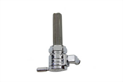 HARLEY Chrome Sifton Ball Petcock with Forward Outlet and Nut fits 1975-1984 FL, 1975-1984 FX, 1984-1994 FXST, 1986-1994 FLST, 1975-1995 XL,