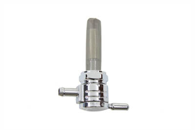 HARLEY Chrome Sifton Ball Petcock with Straight Outlet and Nut fits 1975-1984 FL, 1975-1984 FX, 1984-1994 FXST, 1986-1994 FLST, 1975-1995 XL,