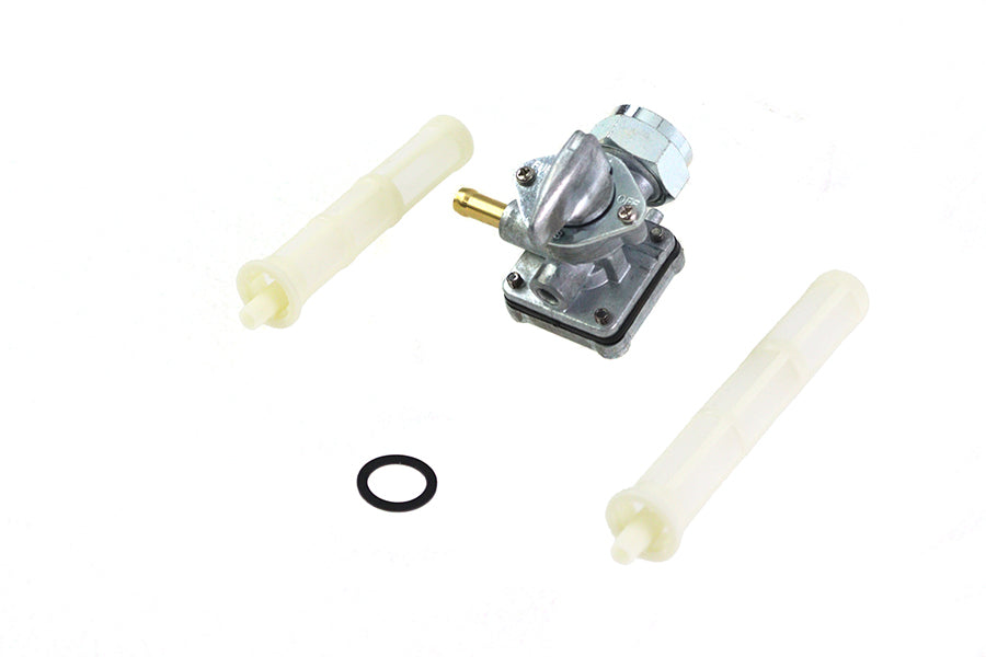 HARLEY Petcock with Male Thread Natural Alloy fits 1995-2001 FLT, 1995-2001 FLST, 1995-2001 FXST, 1995-2001 FXD,