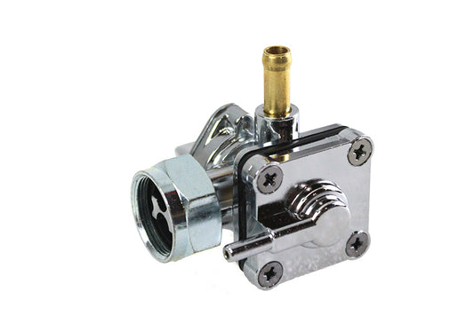 HARLEY Petcock Fuel Valve Chrome fits 2002-2006 FLT, 2002-2006 FLST, 2002-2006 FXST, 2002-2006 FXD,