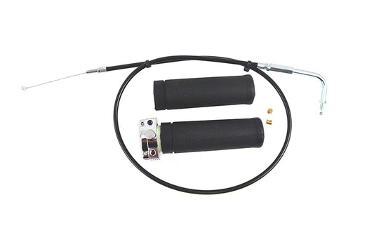 HARLEY Handlebar Throttle Cable Assembly Single fits 1974-1980 FX, 1974-1980 FL, 1974-1980 XL,