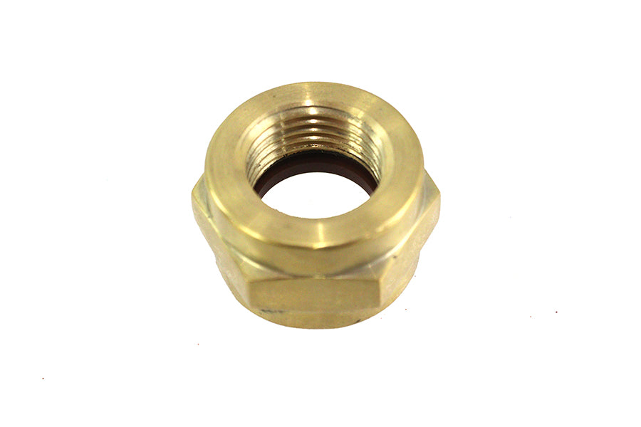 HARLEY 3/8 NPT-22MM Petcock Nut fits 1975-1984 FX, 1975-1984 FL, 1982-1994 FXR, 1991-2017 FXD, 1975-1995 XL, 1986-2017 FLST, 1984-2017 FX
