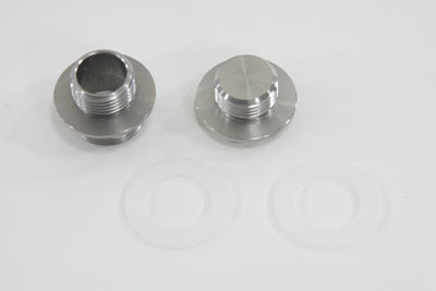 HARLEY Benzinhahn-Adaptersatz Chrom passend für 1995-2001 FLT, 1995-2001 FLHT,