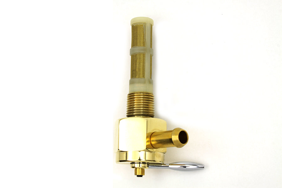 HARLEY Sifton Brass Hex Petcock 90? Left Hand Spigot fits 1965-1974 FL, 1971-1974 FX, 1955-1974 XL,
