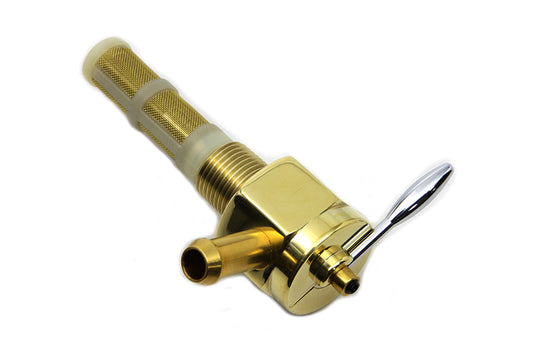 HARLEY Sifton Brass Hex Petcock 90° Right Hand Spigot Fits 1965-1974 FL, 1971-1974 FX, 1955-1974