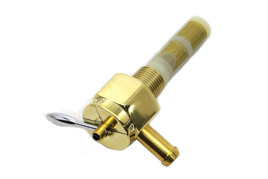 HARLEY Sifton Brass Hex Petcock 90? Right Hand Spigot fits 1965-1974 FL, 1971-1974 FX, 1955-1974 XL,