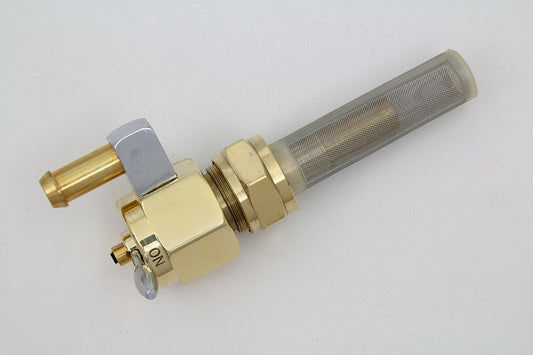 HARLEY Sifton Brass Hex Petcock Inward Spigot with Nut Fits 1975-1984 FL, 1975-1984 FX, 1984-199