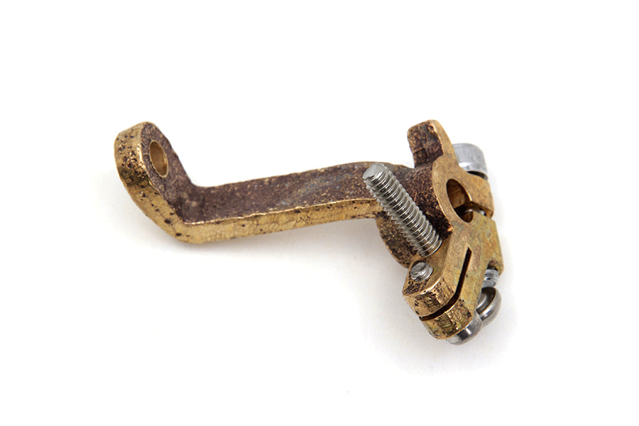 HARLEY Brass Linkert Carburetor Throttle Lever fits 1937-1952 WL, 1937-1948 UL, 1936-1956 G,