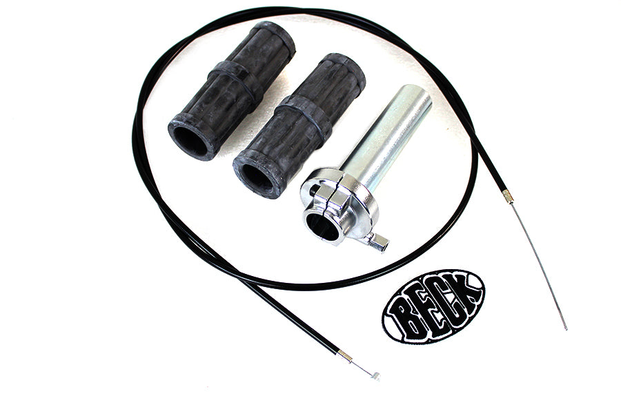 HARLEY 1/4 inch Turn Throttle Kit fits 1976-1996 FL, 1976-1966 FX, 1976-1996 XL, 1976-1996 FL, 1976-1996 FX,